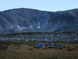 Лагерь под перевалом